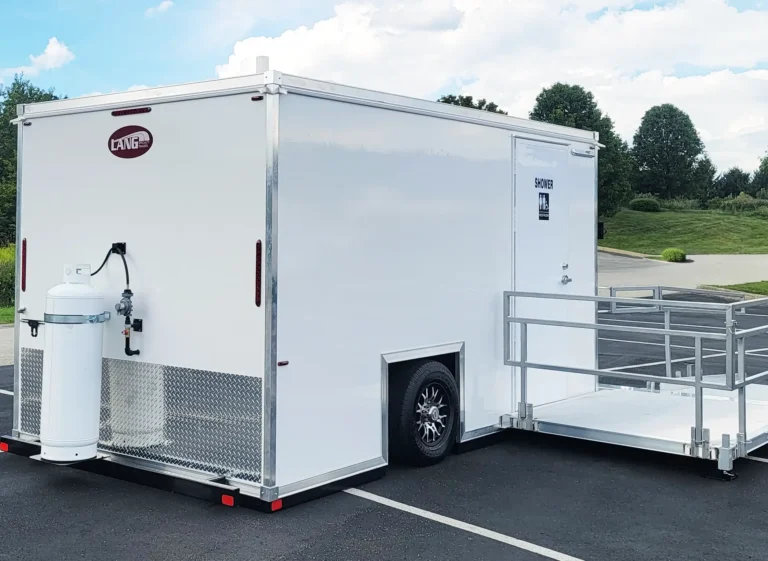 ADA Shower & Restroom Combo Trailer exterior — The Throne Company