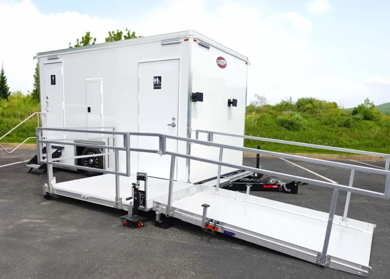 ADA-Accessible Restroom Trailer exterior — The Throne Company